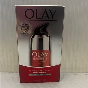 OLAY Regenerist Micro-Sculpting Serum - Red and Silver Packaging